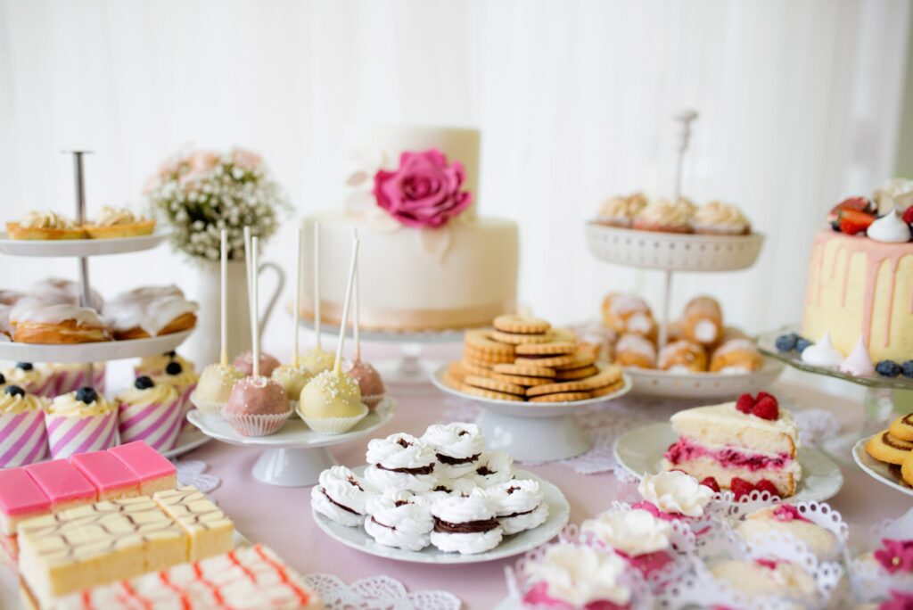 birthday dessert table