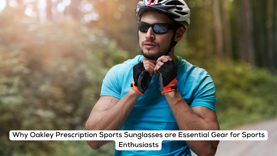 Men wearing sports sunglasses and helmet